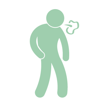 Bad breath icon