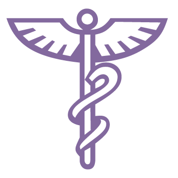 winged medical staff icon